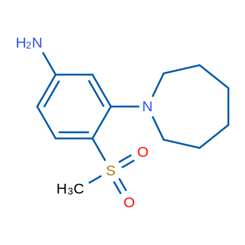 3-(Azepan-1-yl)-4-(methylsulfonyl)aniline 1g