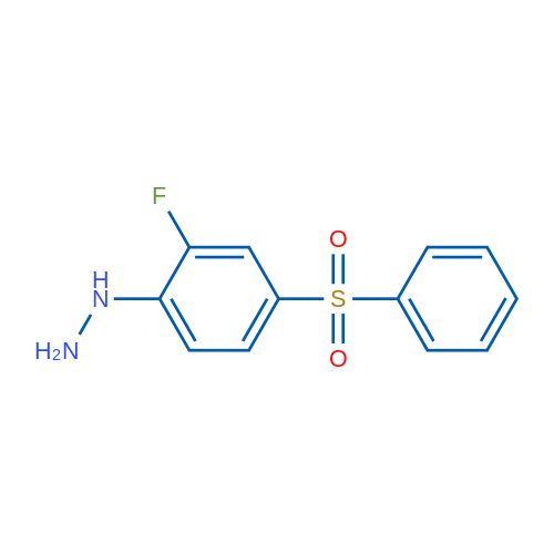 (2-Fluoro-4-(phenylsulfonyl)phenyl)hydrazine 1g