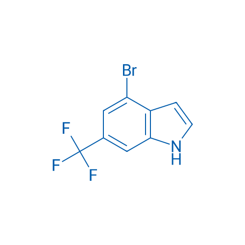 4-Bromo-6-(trifluoromethyl)-1H-indole 250mg