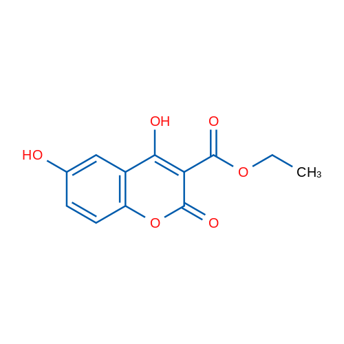Ethyl 4,6-dihydroxy-2-oxo-2H-chromene-3-carboxylate 1g