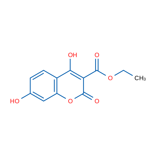 Ethyl 4,7-dihydroxy-2-oxo-2H-chromene-3-carboxylate 1g