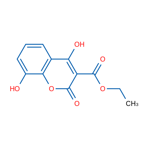 Ethyl 4,8-dihydroxy-2-oxo-2H-chromene-3-carboxylate 1g