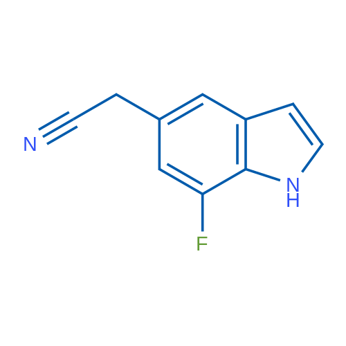 2-(7-Fluoro-1h-indol-5-yl)acetonitrile 1g