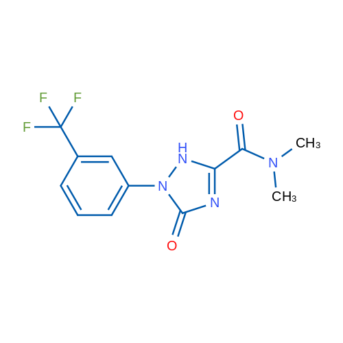 N,N-Dimethyl-5-oxo-1-(3-(trifluoromethyl)phenyl)-2,5-dihydro-1H-1,2,4-triazole-3-carboxamide 1g