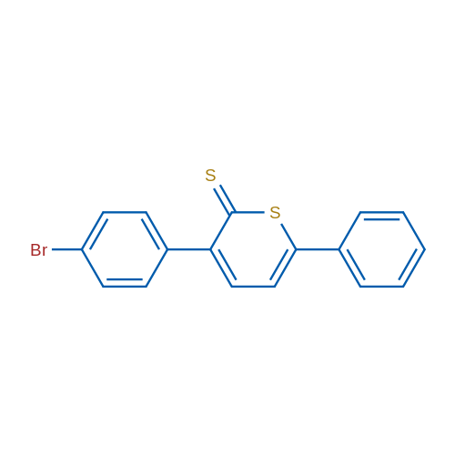 3-(4-Bromophenyl)-6-phenyl-2H-thiopyran-2-thione 1g