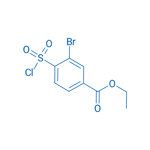 Ethyl 3-bromo-4-(chlorosulfonyl)benzoate 100mg