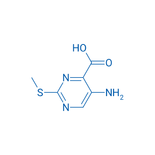 5-Amino-2-(methylthio)pyrimidine-4-carboxylic acid 250mg