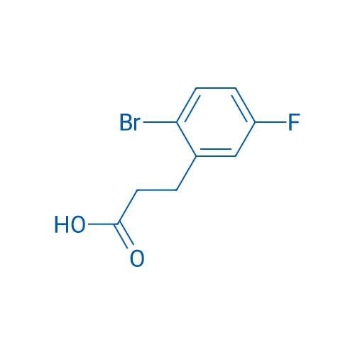 2-Bromo-5-fluorobenzenepropanoic acid 100mg