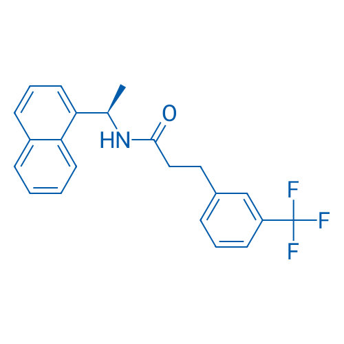 (R)-N-(1-(Naphthalen-1-yl)ethyl)-3-(3-(trifluoromethyl)phenyl)propanamide 5g