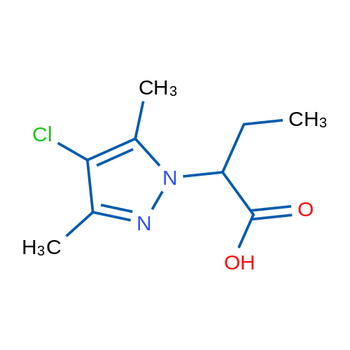 2-(4-Chloro-3,5-dimethyl-1H-pyrazol-1-yl)butanoic acid 1g