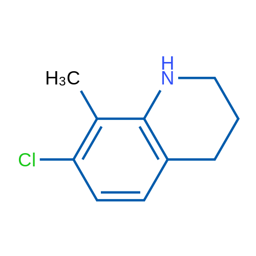 7-Chloro-8-methyl-1,2,3,4-tetrahydroquinoline 1g
