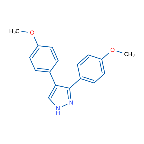 3,4-Bis(4-methoxyphenyl)-1H-pyrazole 1g