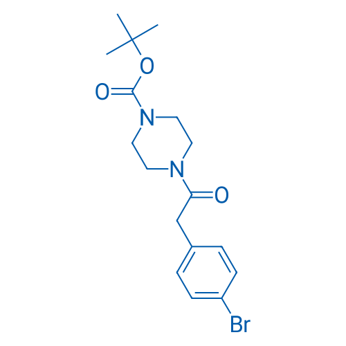 tert-Butyl 4-(2-(4-bromophenyl)acetyl)piperazine-1-carboxylate 5g