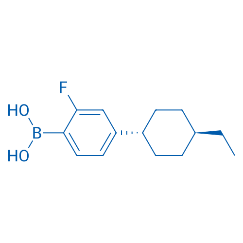 Rel-(4-((1r,4r)-4-ethylcyclohexyl)-2-fluorophenyl)boronic acid 250mg