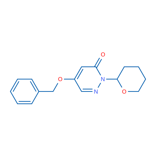 5-(Benzyloxy)-2-(tetrahydro-2H-pyran-2-yl)pyridazin-3(2H)-one 5g