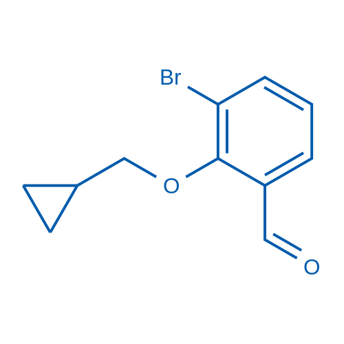3-Bromo-2-(cyclopropylmethoxy)benzaldehyde 1g