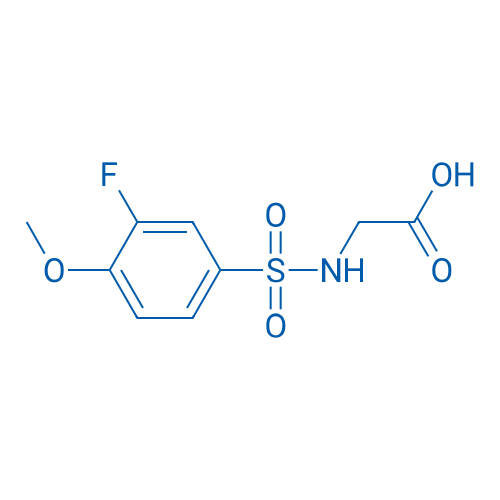 2-(3-Fluoro-4-methoxyphenylsulfonamido)acetic acid 1g