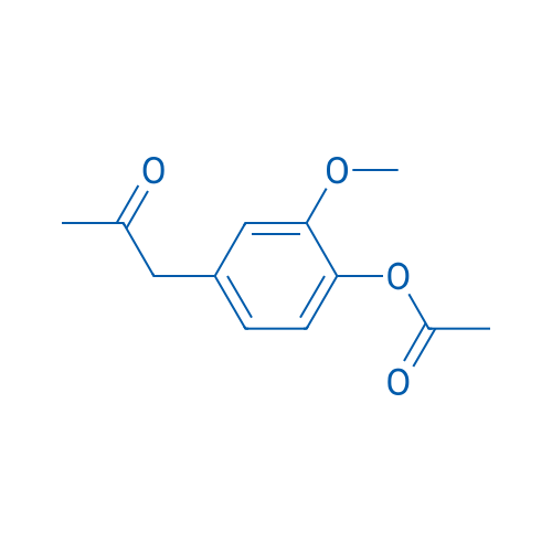 2-Methoxy-4-(2-oxopropyl)phenyl acetate 1g