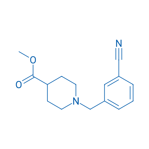 Methyl 1-(3-cyanobenzyl)piperidine-4-carboxylate 1g