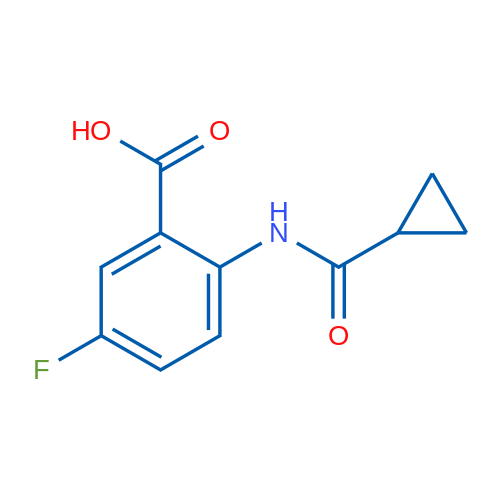 2-(Cyclopropanecarboxamido)-5-fluorobenzoic acid 5g