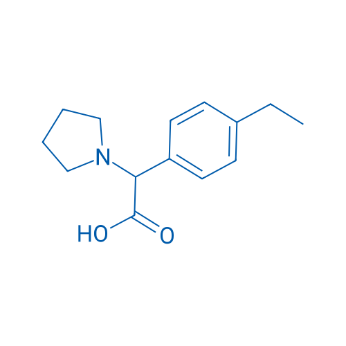 2-(4-Ethylphenyl)-2-(pyrrolidin-1-yl)acetic acid 1g