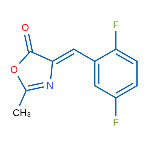 4-(2,5-Difluorobenzylidene)-2-methyloxazol-5(4H)-one 1g