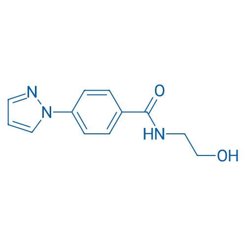 N-(2-Hydroxyethyl)-4-(1H-pyrazol-1-yl)benzamide 1g