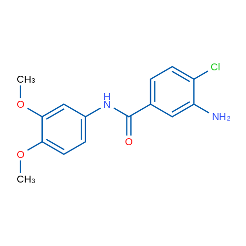 3-Amino-4-chloro-N-(3,4-dimethoxyphenyl)benzamide 1g