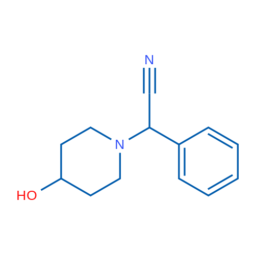 2-(4-Hydroxypiperidin-1-yl)-2-phenylacetonitrile 1g