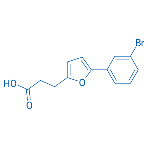 3-(5-(3-Bromophenyl)furan-2-yl)propanoic acid 1g