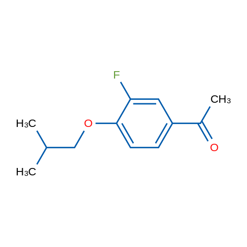 1-(3-Fluoro-4-isobutoxyphenyl)ethanone 1g