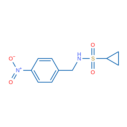 N-(4-Nitrobenzyl)cyclopropanesulfonamide 1g