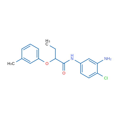 N-(3-Amino-4-chlorophenyl)-2-(m-tolyloxy)butanamide 1g
