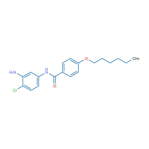 N-(3-Amino-4-chlorophenyl)-4-(hexyloxy)benzamide 5g
