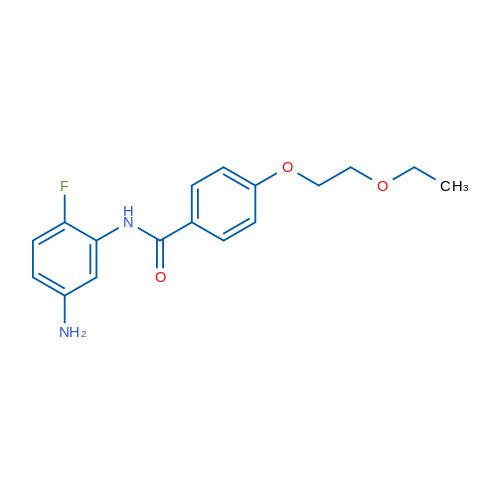 N-(5-Amino-2-fluorophenyl)-4-(2-ethoxyethoxy)benzamide 5g