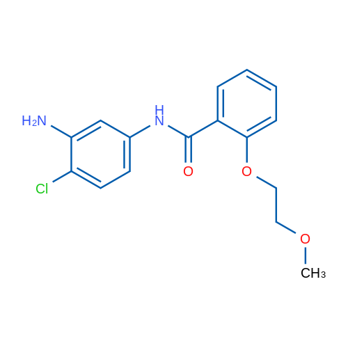 N-(3-Amino-4-chlorophenyl)-2-(2-methoxyethoxy)benzamide 1g
