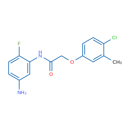 N-(5-Amino-2-fluorophenyl)-2-(4-chloro-3-methylphenoxy)acetamide 1g