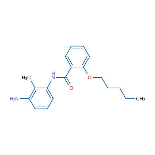 N-(3-Amino-2-methylphenyl)-2-(pentyloxy)benzamide 1g