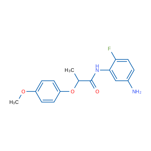 N-(5-Amino-2-fluorophenyl)-2-(4-methoxyphenoxy)propanamide 1g