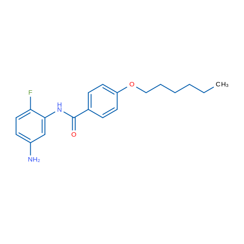 N-(5-Amino-2-fluorophenyl)-4-(hexyloxy)benzamide 1g