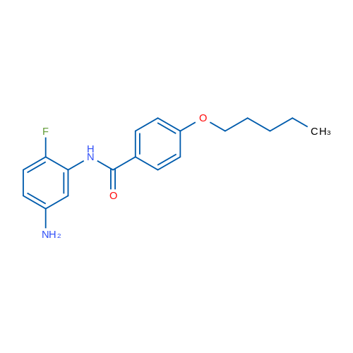 N-(5-Amino-2-fluorophenyl)-4-(pentyloxy)benzamide 1g