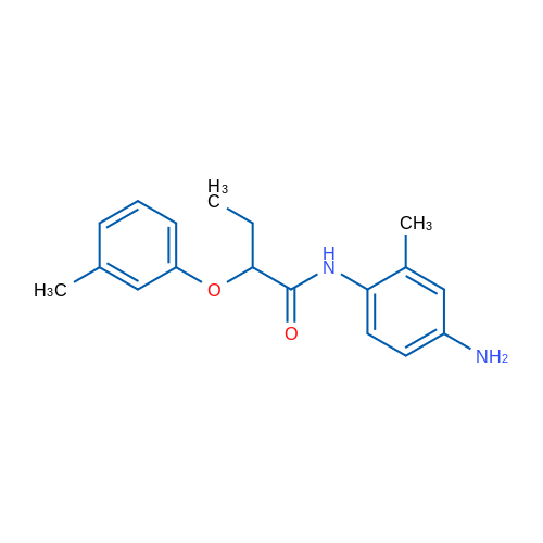 N-(4-Amino-2-methylphenyl)-2-(m-tolyloxy)butanamide 5g