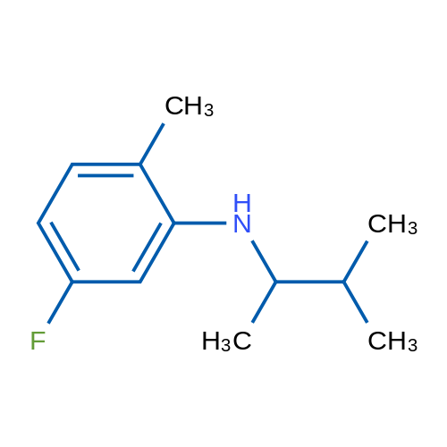 5-Fluoro-2-methyl-N-(3-methylbutan-2-yl)aniline 1g