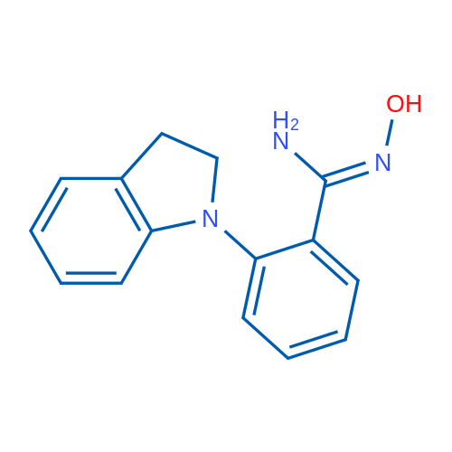 N'-Hydroxy-2-(indolin-1-yl)benzimidamide 5g