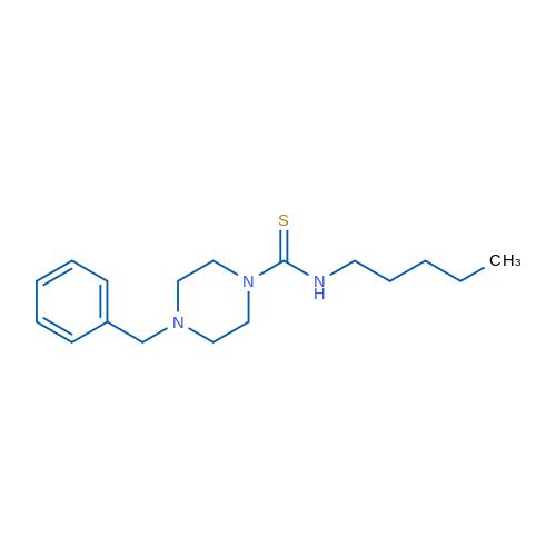 4-Benzyl-N-pentylpiperazine-1-carbothioamide 1g