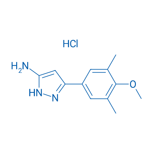 3-(4-Methoxy-3,5-dimethylphenyl)-1H-pyrazol-5-amine hydrochloride 1g