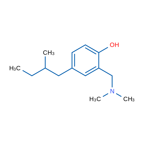 2-((Dimethylamino)methyl)-4-(2-methylbutyl)phenol 5g
