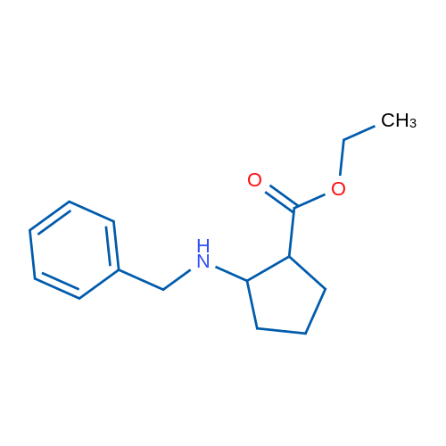 Ethyl 2-(benzylamino)cyclopentanecarboxylate 1g