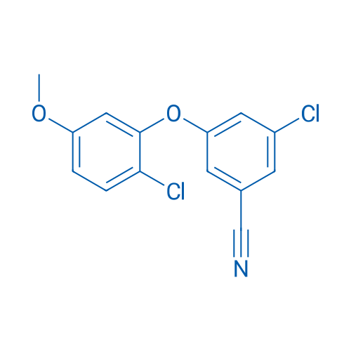 3-Chloro-5-(2-chloro-5-methoxyphenoxy)benzonitrile 1g