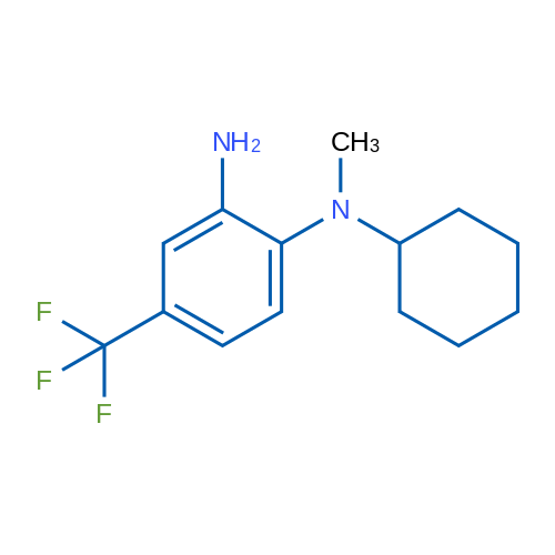 N1-Cyclohexyl-N1-methyl-4-(trifluoromethyl)benzene-1,2-diamine 1g